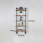 Metal Floating Bookcase Industrial Style Closed Back Shelf for Home Office Clearhalo 'Bookcases' 'furn' 'furn_bookcases' 'Furniture' 'furniture_bookcases' 'Office Furniture' 5035250