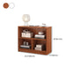White and Brown Standard Bookshelf Scandinavian Manufactured Wood Bookshelf Clearhalo 'Bookcases' 'Furniture' 'furniture_bookcases' 'Office Furniture' 5035268