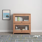 Manufactured Wood Standard Bookcase Scandinavian Bookcase with Door Clearhalo 'Bookcases' 'furn' 'furn_bookcases' 'Furniture' 'furniture_bookcases' 'Office Furniture' 5035291