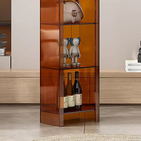 Scandinavian Style Shelf Bookcase Acrylic Closed Back Bookshelf for Home Office Clearhalo 'Bookcases' 'furn' 'furn_bookcases' 'Furniture' 'furniture_bookcases' 'Office Furniture' 5035314