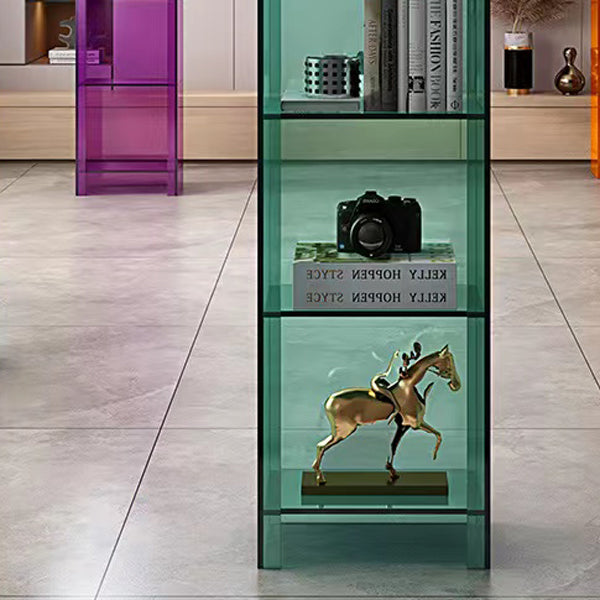 Scandinavian Style Shelf Bookcase Acrylic Closed Back Bookshelf for Home Office Clearhalo 'Bookcases' 'furn' 'furn_bookcases' 'Furniture' 'furniture_bookcases' 'Office Furniture' 5035318