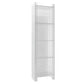 Scandinavian Style Shelf Bookcase Acrylic Closed Back Bookshelf for Home Office 15.7"L x 9.8"W x 59.8"H Clear Clearhalo 'Bookcases' 'furn' 'furn_bookcases' 'Furniture' 'furniture_bookcases' 'Office Furniture' 5035325