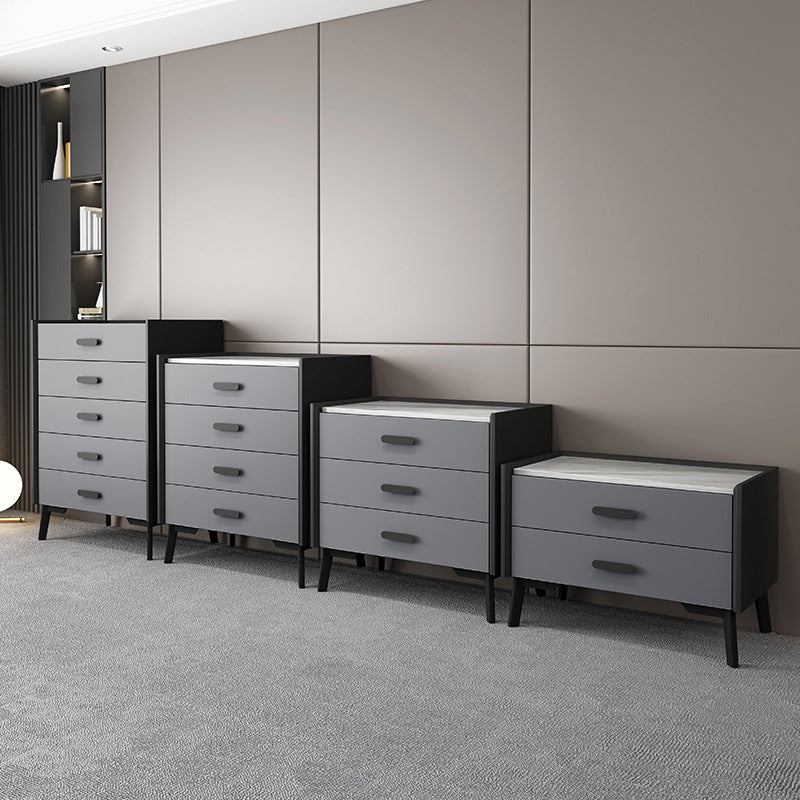 Modern Engineered Wood Credenza Stone Countertop Dining Buffet with Drawer for Living Room Clearhalo 'buffet_sideboard' 'Buffets & Sideboards' 'furn' 'furn_buffet_sideboard' 'Furniture' 'furniture_buffet_sideboard' 'Kitchen & Dining Furniture' 5035384