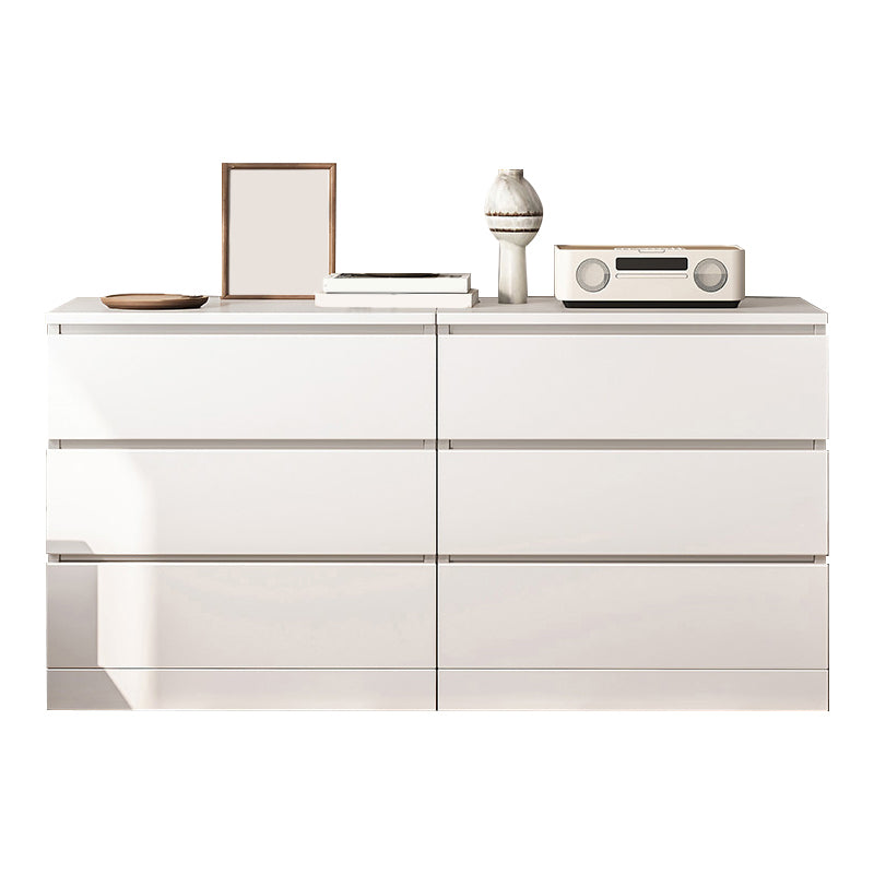 Modern Simple Sideboard Engineered Wood Buffet Table with Drawer for Living Room 47"L x 16"W x 27"H White Clearhalo 'buffet_sideboard' 'Buffets & Sideboards' 'furn' 'furn_buffet_sideboard' 'Furniture' 'furniture_buffet_sideboard' 'Kitchen & Dining Furniture' 5035399