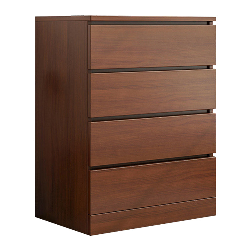 Modern Simple Sideboard Engineered Wood Buffet Table with Drawer for Living Room 24"L x 16"W x 35"H Walnut Clearhalo 'buffet_sideboard' 'Buffets & Sideboards' 'furn' 'furn_buffet_sideboard' 'Furniture' 'furniture_buffet_sideboard' 'Kitchen & Dining Furniture' 5035404