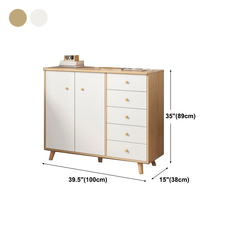 Modern Engineered Wood Sideboard Simple Buffet Table with Drawer for Living Room Clearhalo 'buffet_sideboard' 'Buffets & Sideboards' 'furn' 'furn_buffet_sideboard' 'Furniture' 'furniture_buffet_sideboard' 'Kitchen & Dining Furniture' 5035438