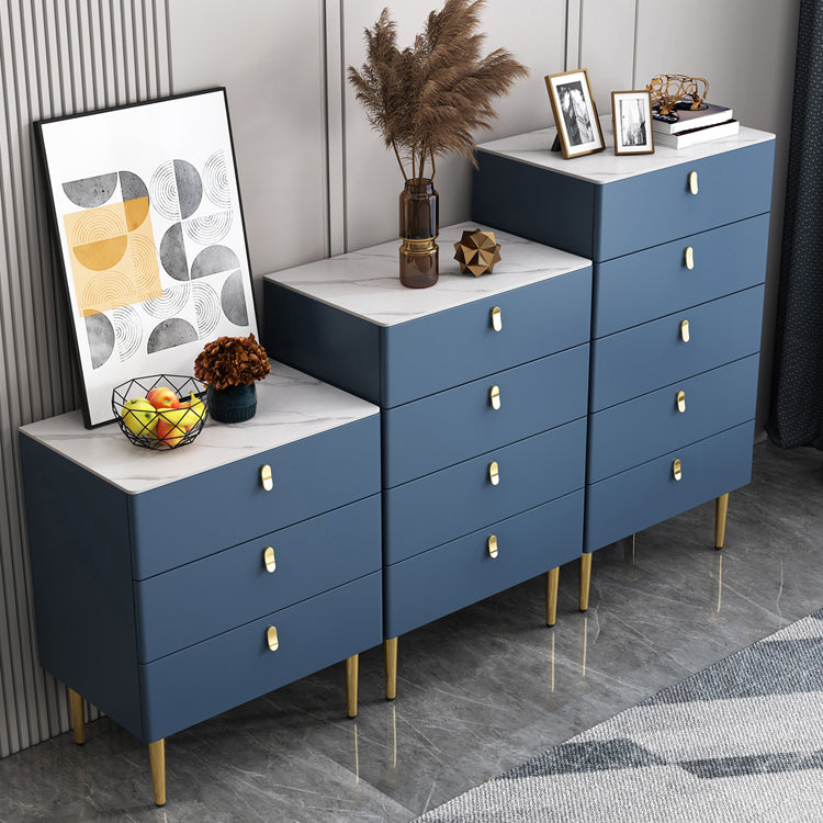 Glam Buffet/Console Pine Solid Wood and Stone Dining Buffet with Drawers Clearhalo 'buffet_sideboard' 'Buffets & Sideboards' 'furn' 'furn_buffet_sideboard' 'Furniture' 'furniture_buffet_sideboard' 'Kitchen & Dining Furniture' 5035458