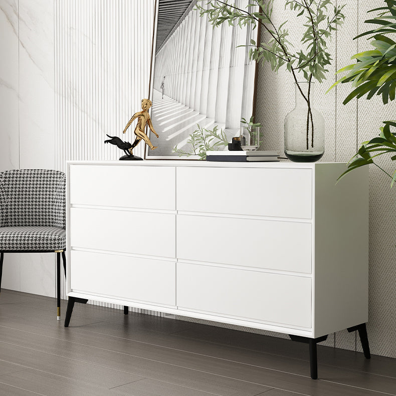 Modern Engineered Wood Buffet Sideboard 15.7"D Dining Room Buffet Server Clearhalo 'buffet_sideboard' 'Buffets & Sideboards' 'furn' 'furn_buffet_sideboard' 'Furniture' 'furniture_buffet_sideboard' 'Kitchen & Dining Furniture' 5035476