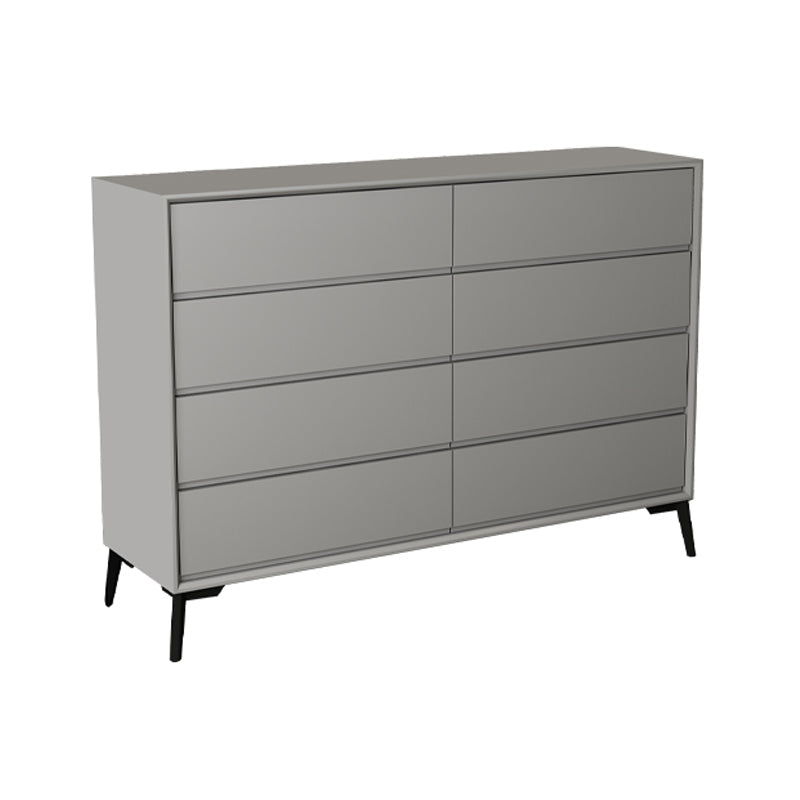 Modern Engineered Wood Buffet Sideboard 15.7"D Dining Room Buffet Server 47.2"L x 15.7"W x 39.4"H Light Gray Clearhalo 'buffet_sideboard' 'Buffets & Sideboards' 'furn' 'furn_buffet_sideboard' 'Furniture' 'furniture_buffet_sideboard' 'Kitchen & Dining Furniture' 5035478