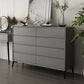Modern Engineered Wood Buffet Sideboard 15.7"D Dining Room Buffet Server Clearhalo 'buffet_sideboard' 'Buffets & Sideboards' 'furn' 'furn_buffet_sideboard' 'Furniture' 'furniture_buffet_sideboard' 'Kitchen & Dining Furniture' 5035480
