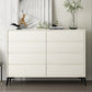 Modern Engineered Wood Buffet Sideboard 15.7"D Dining Room Buffet Server 47.2"L x 15.7"W x 39.4"H Ivory Clearhalo 'buffet_sideboard' 'Buffets & Sideboards' 'furn' 'furn_buffet_sideboard' 'Furniture' 'furniture_buffet_sideboard' 'Kitchen & Dining Furniture' 5035485