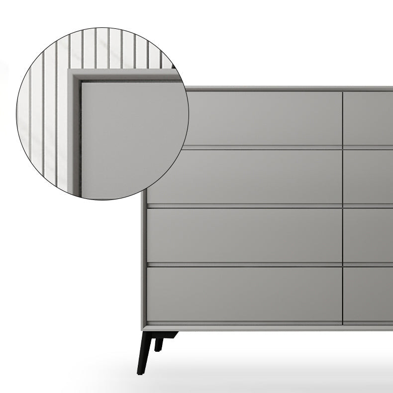 Modern Engineered Wood Buffet Sideboard 15.7"D Dining Room Buffet Server Clearhalo 'buffet_sideboard' 'Buffets & Sideboards' 'furn' 'furn_buffet_sideboard' 'Furniture' 'furniture_buffet_sideboard' 'Kitchen & Dining Furniture' 5035486