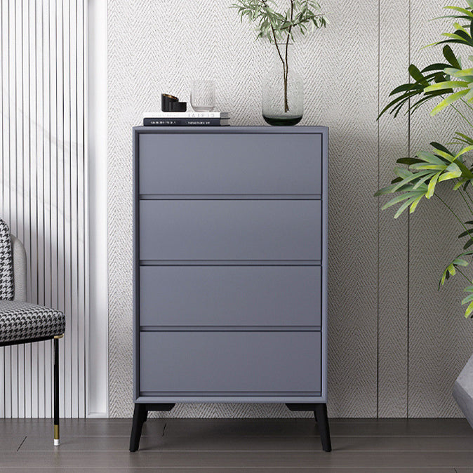 Modern Engineered Wood Buffet Sideboard 15.7"D Dining Room Buffet Server 24"L x 16"W x 39"H Gray-Blue Clearhalo 'buffet_sideboard' 'Buffets & Sideboards' 'furn' 'furn_buffet_sideboard' 'Furniture' 'furniture_buffet_sideboard' 'Kitchen & Dining Furniture' 5035487