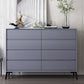 Modern Engineered Wood Buffet Sideboard 15.7"D Dining Room Buffet Server 47.2"L x 15.7"W x 39.4"H Gray-Blue Clearhalo 'buffet_sideboard' 'Buffets & Sideboards' 'furn' 'furn_buffet_sideboard' 'Furniture' 'furniture_buffet_sideboard' 'Kitchen & Dining Furniture' 5035493