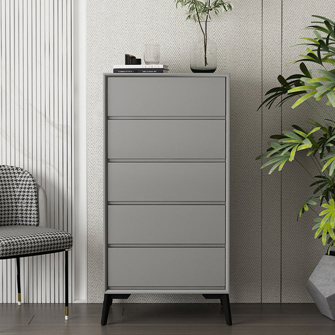 Modern Engineered Wood Buffet Sideboard 15.7"D Dining Room Buffet Server 21"L x 16"W x 33"H Grey Clearhalo 'buffet_sideboard' 'Buffets & Sideboards' 'furn' 'furn_buffet_sideboard' 'Furniture' 'furniture_buffet_sideboard' 'Kitchen & Dining Furniture' 5035498