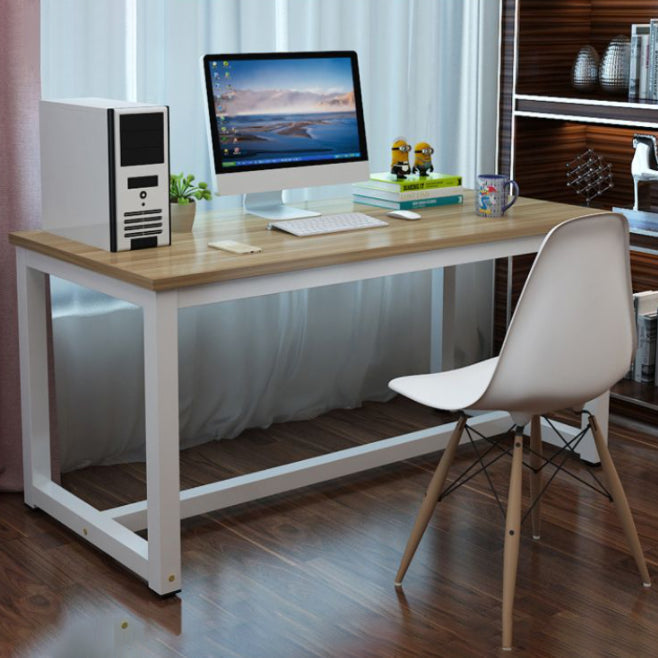 Modern Home Rectangular Writing Desk Bedroom Artificial Wood Office Desk Clearhalo 'furn' 'furn_office_desk' 'Furniture' 'furniture_office_desk' 'Office Desks' 'Office Furniture' 'office_desk' 5035552