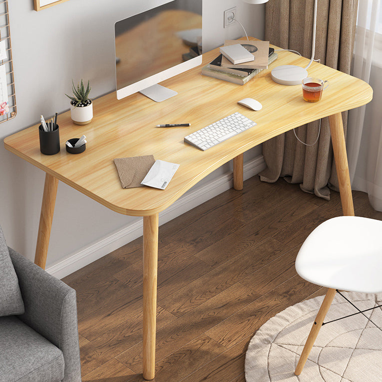 Modern Freeform Home Writing Desk Dormitory Artificial Wood Office Desk Clearhalo 'Furniture' 'furniture_office_desk' 'Office Desks' 'Office Furniture' 'office_desk' 5035585