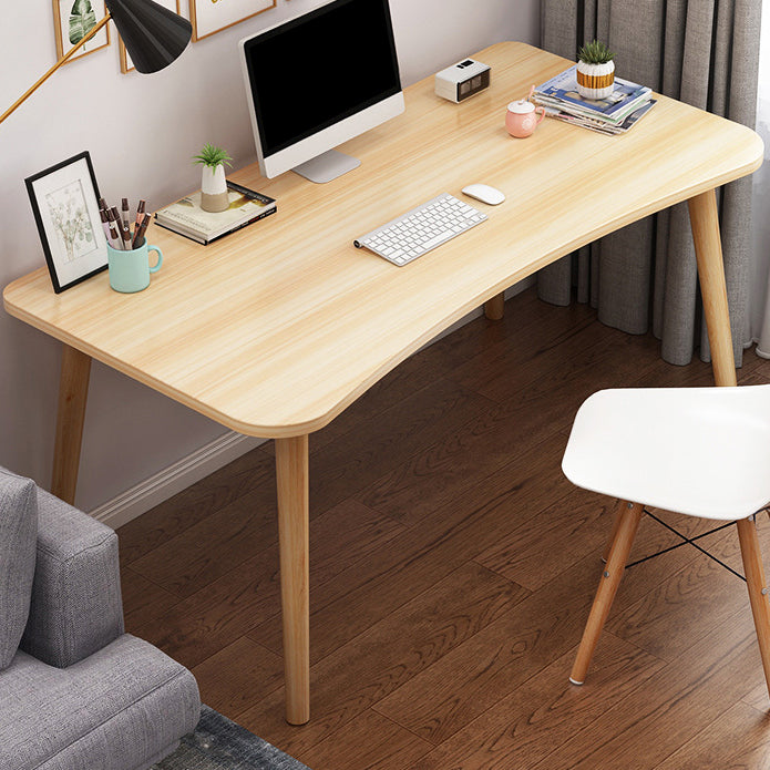 Modern Freeform Home Writing Desk Dormitory Artificial Wood Office Desk Clearhalo 'Furniture' 'furniture_office_desk' 'Office Desks' 'Office Furniture' 'office_desk' 5035587