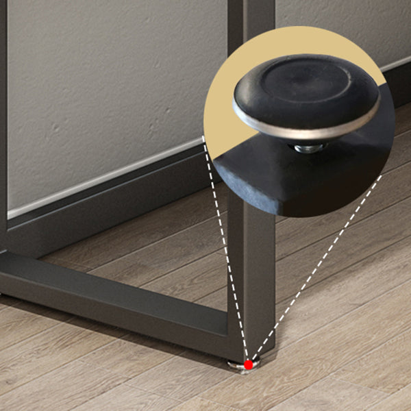 Industrial Style Office Desk Brown Home L-Shape Wooden Writing Desk Clearhalo 'furn' 'furn_office_desk' 'Furniture' 'furniture_office_desk' 'Office Desks' 'Office Furniture' 'office_desk' 5035604