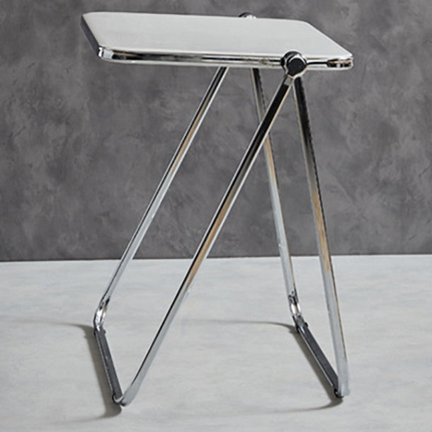 Modern Style Office Desk Home Bedroom Acrylic Adjustable Folding Table,25.1"L X 19.6"W Clearhalo 'furn' 'furn_office_desk' 'Furniture' 'furniture_office_desk' 'Office Desks' 'Office Furniture' 'office_desk' 5035705