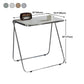 Modern Style Office Desk Home Bedroom Acrylic Adjustable Folding Table,25.1"L X 19.6"W Clearhalo 'furn' 'furn_office_desk' 'Furniture' 'furniture_office_desk' 'Office Desks' 'Office Furniture' 'office_desk' 5035708
