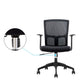 Contemporary Mid Back Office Chair with Fixed Arms Microfiber Task Chair with Black Frame Clearhalo 'furn' 'furn_office_chair' 'Furniture' 'furniture_office_chair' 'Office Chairs' 'Office Furniture' 'office_chair' 5035724