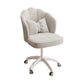 Armless Office Chair with Wheels Modern Task Chair with Low Back Off-White Pillow Included Clearhalo 'furn' 'furn_office_chair' 'Furniture' 'furniture_office_chair' 'Office Chairs' 'Office Furniture' 'office_chair' 5035784