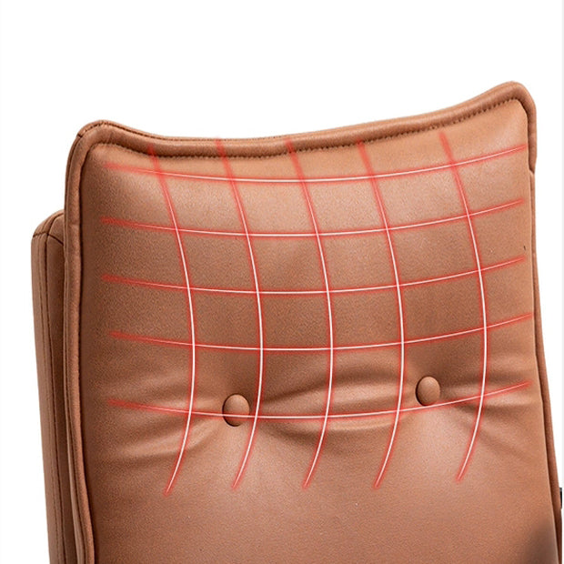 Swivel Computer Desk Chair with Padded Arms Black Frame Modern Office Chair Clearhalo 'furn' 'furn_office_chair' 'Furniture' 'furniture_office_chair' 'Office Chairs' 'Office Furniture' 'office_chair' 5035796