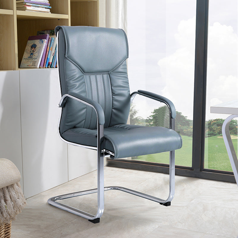Modern Executive Computer Chair with Wheels Swivel Office Chair with Padded Arms Clearhalo 'furn' 'furn_office_chair' 'Furniture' 'furniture_office_chair' 'Office Chairs' 'Office Furniture' 'office_chair' 5035838