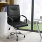 Modern Executive Computer Chair with Wheels Swivel Office Chair with Padded Arms Black 1 Piece Casters Included Clearhalo 'furn' 'furn_office_chair' 'Furniture' 'furniture_office_chair' 'Office Chairs' 'Office Furniture' 'office_chair' 5035850