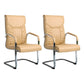 Modern Executive Computer Chair with Wheels Swivel Office Chair with Padded Arms Beige 2 Piece Set Casters Not Included Clearhalo 'furn' 'furn_office_chair' 'Furniture' 'furniture_office_chair' 'Office Chairs' 'Office Furniture' 'office_chair' 5035870