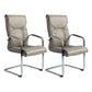 Modern Executive Computer Chair with Wheels Swivel Office Chair with Padded Arms Light Khaki 2 Piece Set Casters Not Included Clearhalo 'furn' 'furn_office_chair' 'Furniture' 'furniture_office_chair' 'Office Chairs' 'Office Furniture' 'office_chair' 5035896