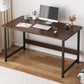 Industrial Style Home Office Desk Wooden Rectangular Writing Desk Clearhalo 'furn' 'furn_office_desk' 'Furniture' 'furniture_office_desk' 'Office Desks' 'Office Furniture' 'office_desk' 5036606