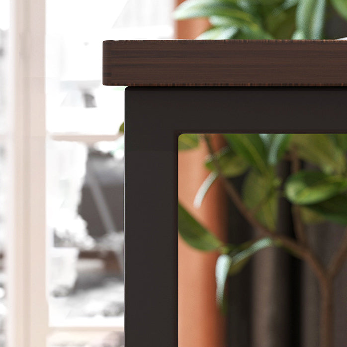 Industrial Style Home Office Desk Wooden Rectangular Writing Desk Clearhalo 'furn' 'furn_office_desk' 'Furniture' 'furniture_office_desk' 'Office Desks' 'Office Furniture' 'office_desk' 5036616