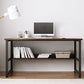 Industrial Style Home Office Desk Wooden Rectangular Writing Desk Clearhalo 'furn' 'furn_office_desk' 'Furniture' 'furniture_office_desk' 'Office Desks' 'Office Furniture' 'office_desk' 5036619