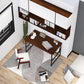 Industrial Style Home Office Desk Wooden Rectangular Writing Desk Clearhalo 'furn' 'furn_office_desk' 'Furniture' 'furniture_office_desk' 'Office Desks' 'Office Furniture' 'office_desk' 5036620