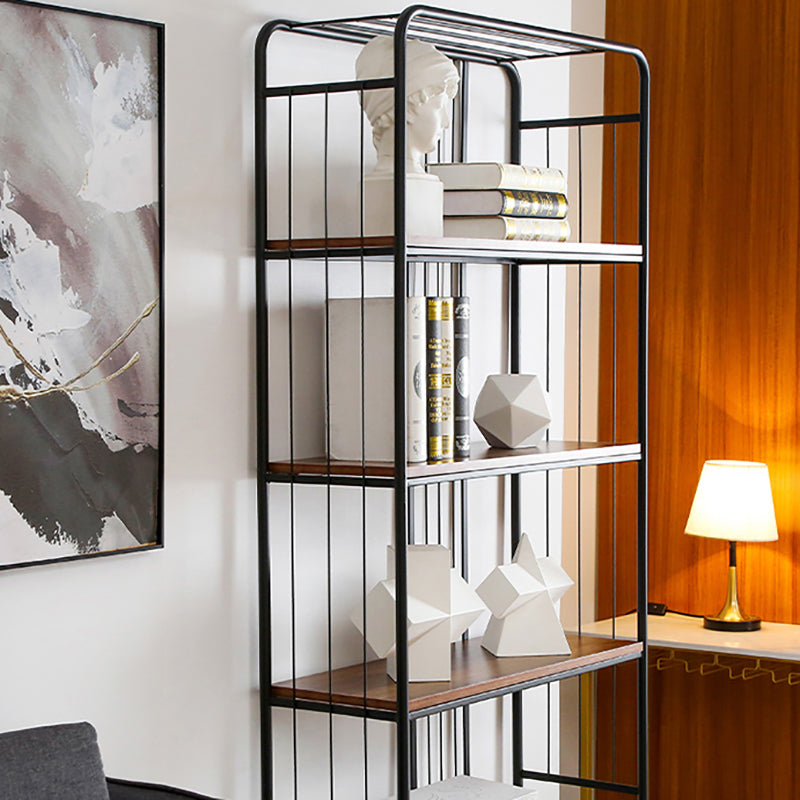 Scandinavian Iron Etagere Bookshelf Open Vertical Bookshelf for Bedroom Clearhalo 'Bookcases' 'furn' 'furn_bookcases' 'Furniture' 'furniture_bookcases' 'Office Furniture' 5036637