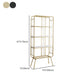 Scandinavian Iron Etagere Bookshelf Open Vertical Bookshelf for Bedroom Clearhalo 'Bookcases' 'furn' 'furn_bookcases' 'Furniture' 'furniture_bookcases' 'Office Furniture' 5036640