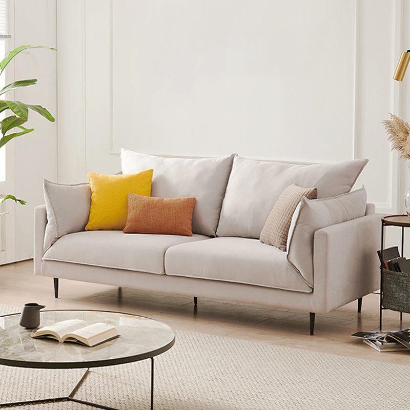 Linen 33"W Sofa Pillow Top Arm Sofa with 2 Pillows for Living Room Clearhalo 'furn' 'furn_sofas' 'Furniture' 'furniture_sofas' 'Living Room Furniture' 'Sofa' 'sofas' 5039489