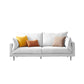 Linen 33"W Sofa Pillow Top Arm Sofa with 2 Pillows for Living Room 79"L x 33"W x 33"H White Clearhalo 'furn' 'furn_sofas' 'Furniture' 'furniture_sofas' 'Living Room Furniture' 'Sofa' 'sofas' 5039490