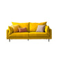 Linen 33"W Sofa Pillow Top Arm Sofa with 2 Pillows for Living Room 79"L x 33"W x 33"H Yellow Clearhalo 'furn' 'furn_sofas' 'Furniture' 'furniture_sofas' 'Living Room Furniture' 'Sofa' 'sofas' 5039493