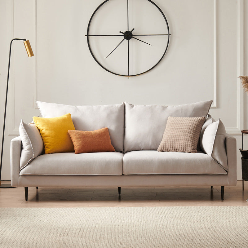 Linen 33"W Sofa Pillow Top Arm Sofa with 2 Pillows for Living Room Clearhalo 'furn' 'furn_sofas' 'Furniture' 'furniture_sofas' 'Living Room Furniture' 'Sofa' 'sofas' 5039494