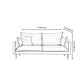 Linen 33"W Sofa Pillow Top Arm Sofa with 2 Pillows for Living Room Clearhalo 'furn' 'furn_sofas' 'Furniture' 'furniture_sofas' 'Living Room Furniture' 'Sofa' 'sofas' 5039513