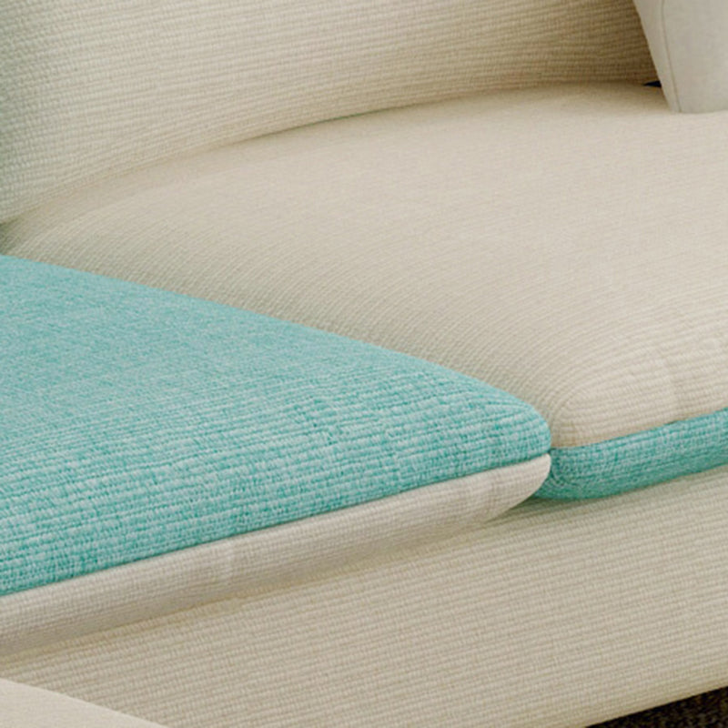 Linen Blend Removable Cushions Square Arm Sectional with Storage and Chaise Clearhalo 'furn' 'furn_sectionals' 'Furniture' 'furniture_sectionals' 'Living Room Furniture' 'Sectionals' 5039523