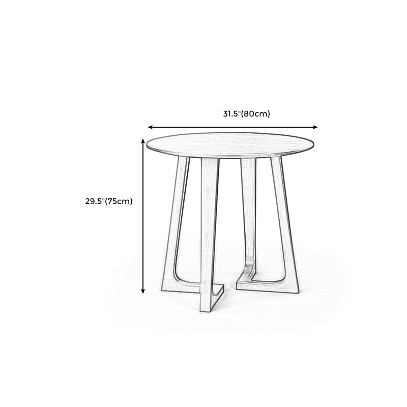 Wood Abstract End Table Traditional Espresso/Natural Sofa Side End Table for Living Room Clearhalo 'Coffee & Accent Tables' 'End & Side Tables' 'end_side_table' 'end_side_tables' 'furn' 'furn_end_side_tables' 'Furniture' 'furniture_end_side_table' 'Living Room Furniture' 5039597
