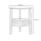 24" L x 24" W Farmhouse Side End Table Wooden Side Table with Shelve and Drawer Clearhalo 'Coffee & Accent Tables' 'End & Side Tables' 'end_side_table' 'end_side_tables' 'furn' 'furn_end_side_tables' 'Furniture' 'furniture_end_side_table' 'Living Room Furniture' 5039615