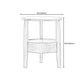 24" L x 24" W Farmhouse Side End Table Wooden Side Table with Shelve and Drawer Clearhalo 'Coffee & Accent Tables' 'End & Side Tables' 'end_side_table' 'end_side_tables' 'furn' 'furn_end_side_tables' 'Furniture' 'furniture_end_side_table' 'Living Room Furniture' 5039616