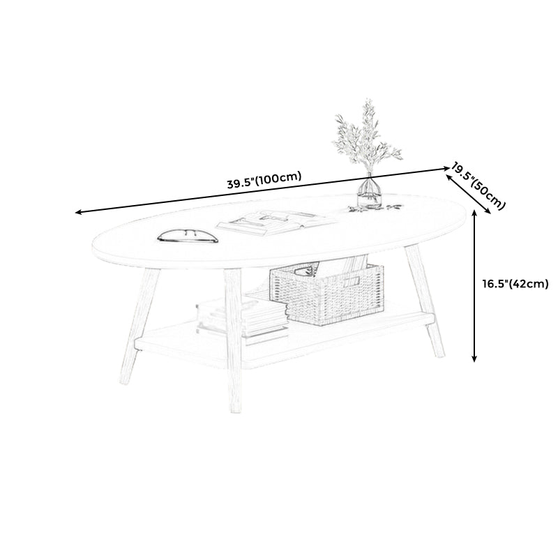 Modern 4 Legs Coffee Table with Storage Champagne Cocktail Table Clearhalo 'Coffee & Accent Tables' 'Coffee Tables' 'coffee_tables' 'furn' 'furn_coffee_tables' 'Furniture' 'furniture_coffee_tables' 'Living Room Furniture' 5039653