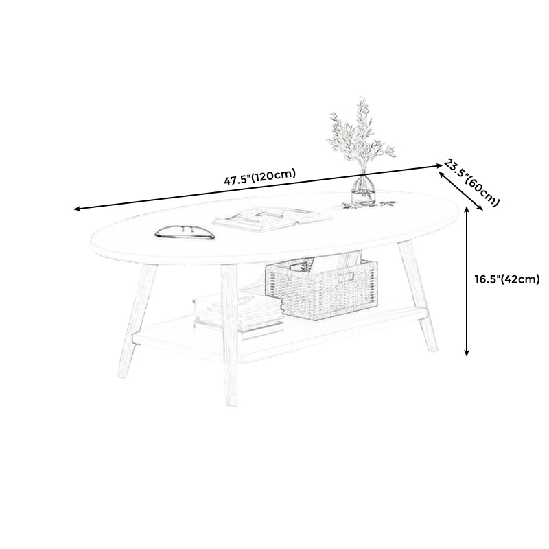 Modern 4 Legs Coffee Table with Storage Champagne Cocktail Table Clearhalo 'Coffee & Accent Tables' 'Coffee Tables' 'coffee_tables' 'furn' 'furn_coffee_tables' 'Furniture' 'furniture_coffee_tables' 'Living Room Furniture' 5039654