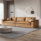 Faux Leather Modern Cushions Sofa 30.7" H Pillow Top Arm Sofa & Chaise Clearhalo 'furn' 'furn_sectionals' 'Furniture' 'furniture_sectionals' 'Living Room Furniture' 'Sectionals' 5039656